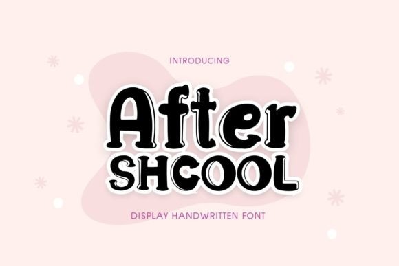 After School Font: A Retro Serif for Editorial Design