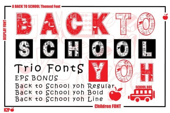 Back to School Yoh: A Decorative Font That Elevates Small Business Branding