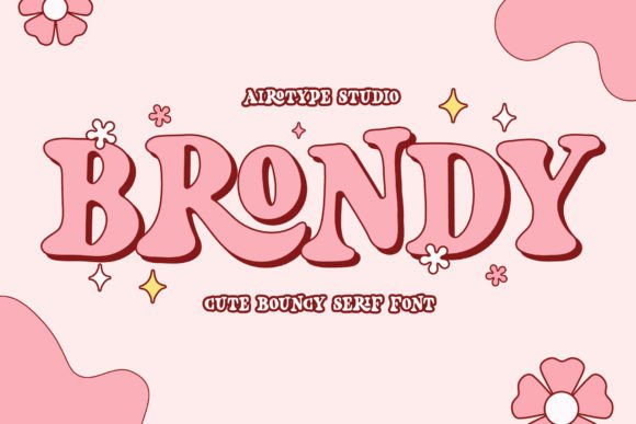Brondy: A Cute Retro Serif Font for Charming Editorial Design