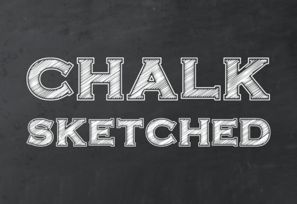 Chalk Sketched Font: A Playful Typeface for Editorial Design