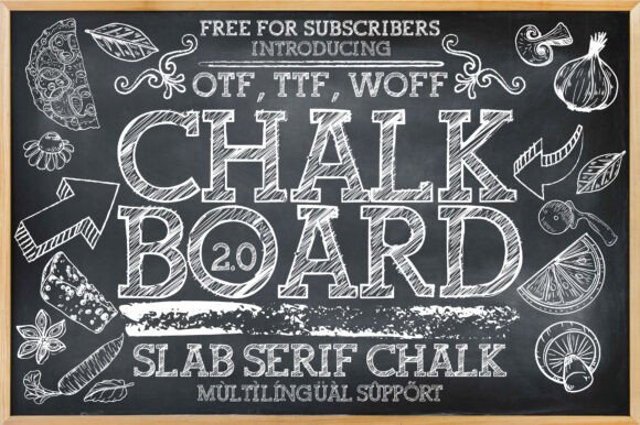 Chalkboard 2.0 Font for Web Design and Digital Branding