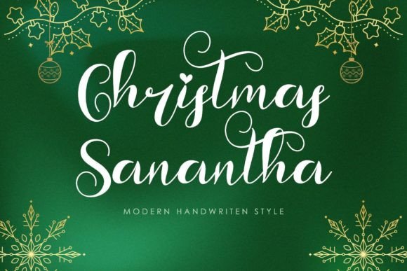 Christmas Sanantha Font Review for Holiday Makers