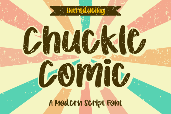 Chuckle Comic Font: Vintage Branding for Small Business