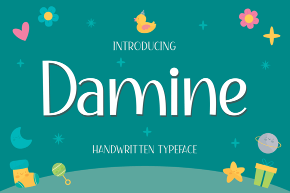 Damine: A Charming Handwritten Font for Creative Projects