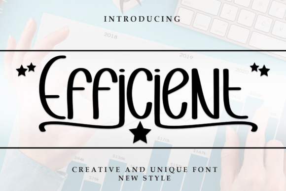 Efficient Font: Friendly Handwritten Style for Small Business Branding