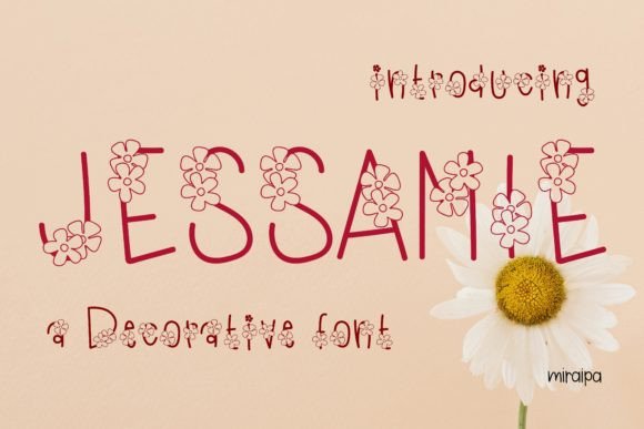 Jessamie: A Cute Decorative Font for Girly Crafts and Printables