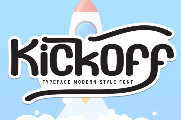 Kickoff: A Friendly Script Font for Handmade Planners, Invitations, and More