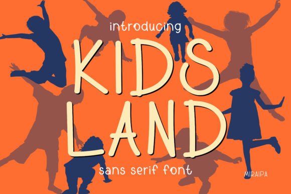 Kids Land Font Review: A Script Handwritten Typeface for Playful Branding