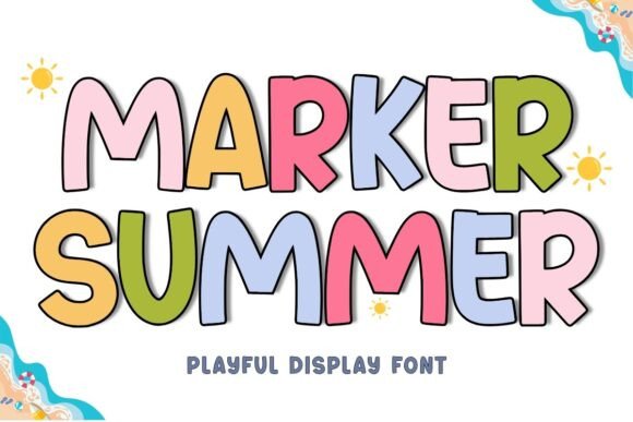 Marker Summer Font: Quirky Display Type for Web Design