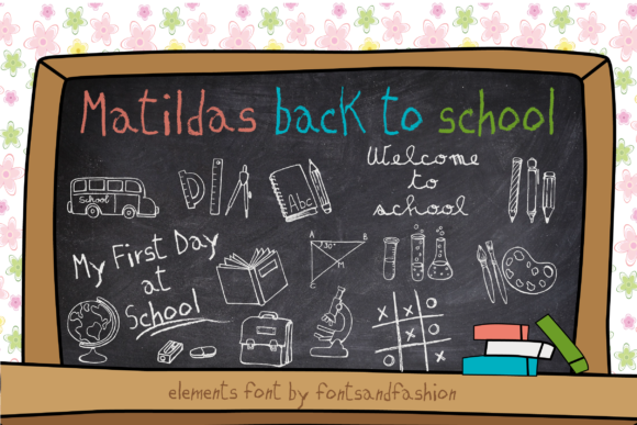 Matildas Back to School Font: Elevate Your Brand with School-Themed Typography