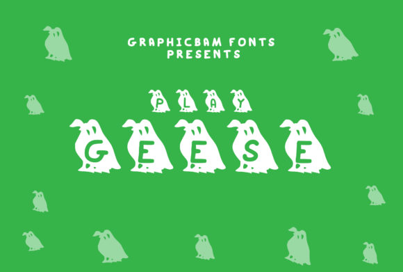 Play Geese: A Bold Decorative Font for Standout Branding Projects