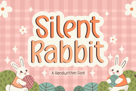 Silent Rabbit Font for Editorial Design and Printables