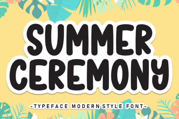 Summer Ceremony: A Script Font for Elegant Branding and Design Projects