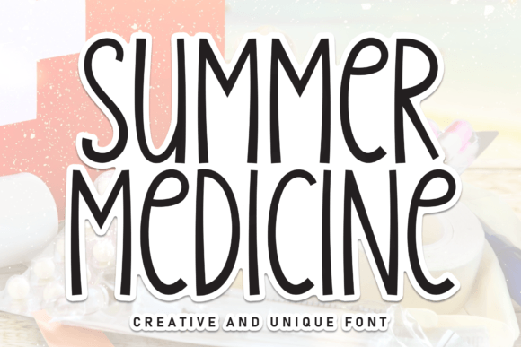 Summer Medicine: A Timeless Handwritten Font for Campaign Branding