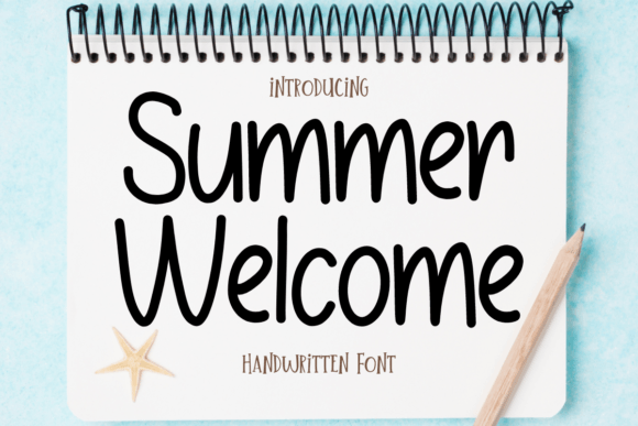 Summer Welcome: A Cute Handwritten Font for Social Media and Seasonal Campaigns